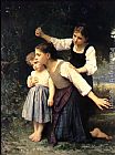 Elizabeth Jane Gardner Bouguereau In the Woods painting